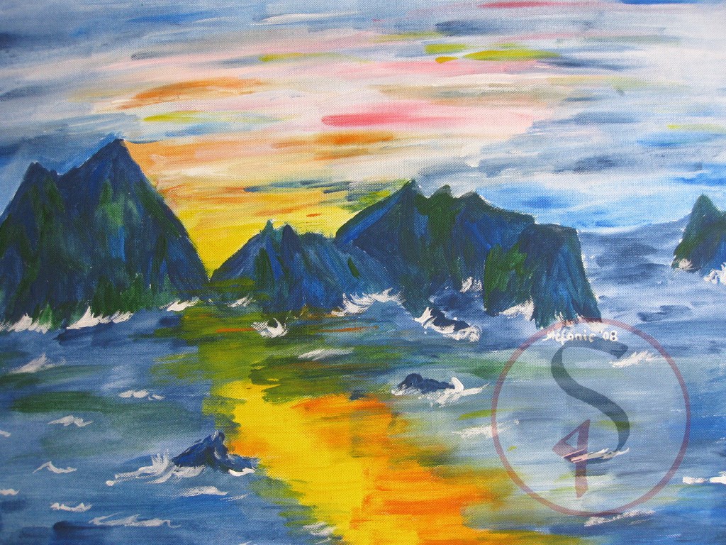 Sonnenuntergang in Norwegen