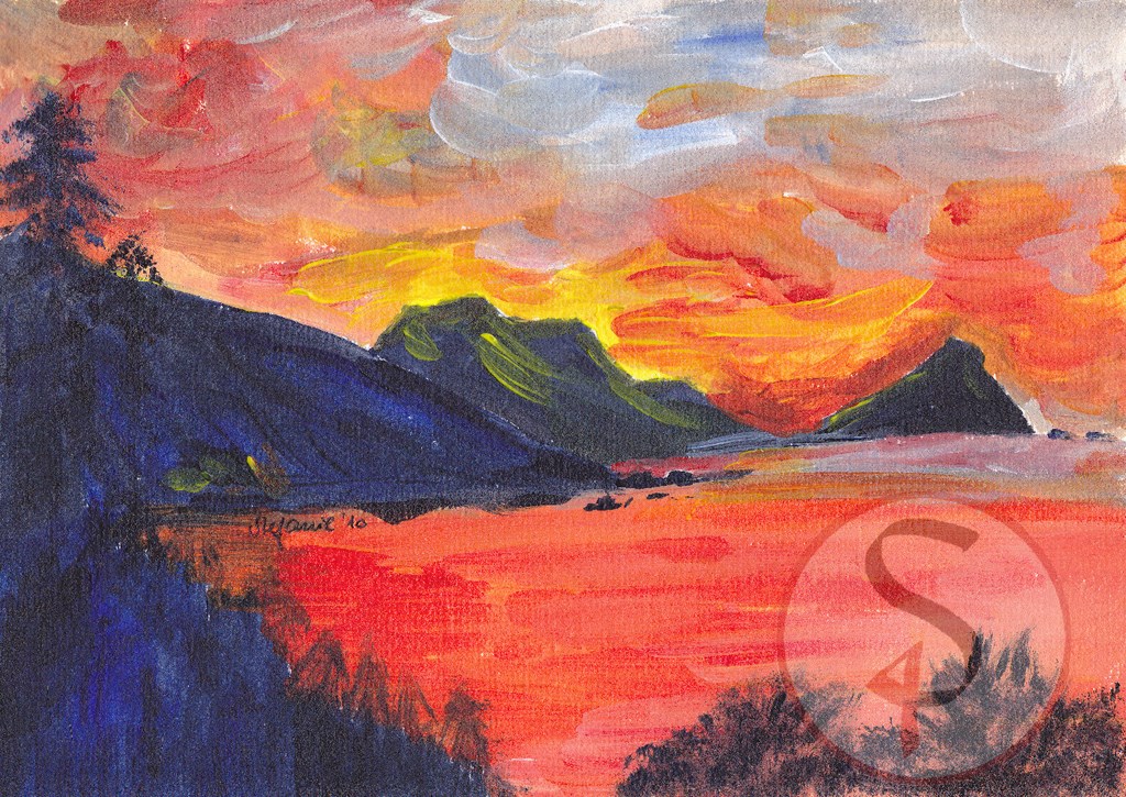 Sonnenuntergang am Vestkapp