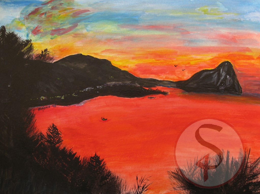 Sonnenuntergang am Vestkapp